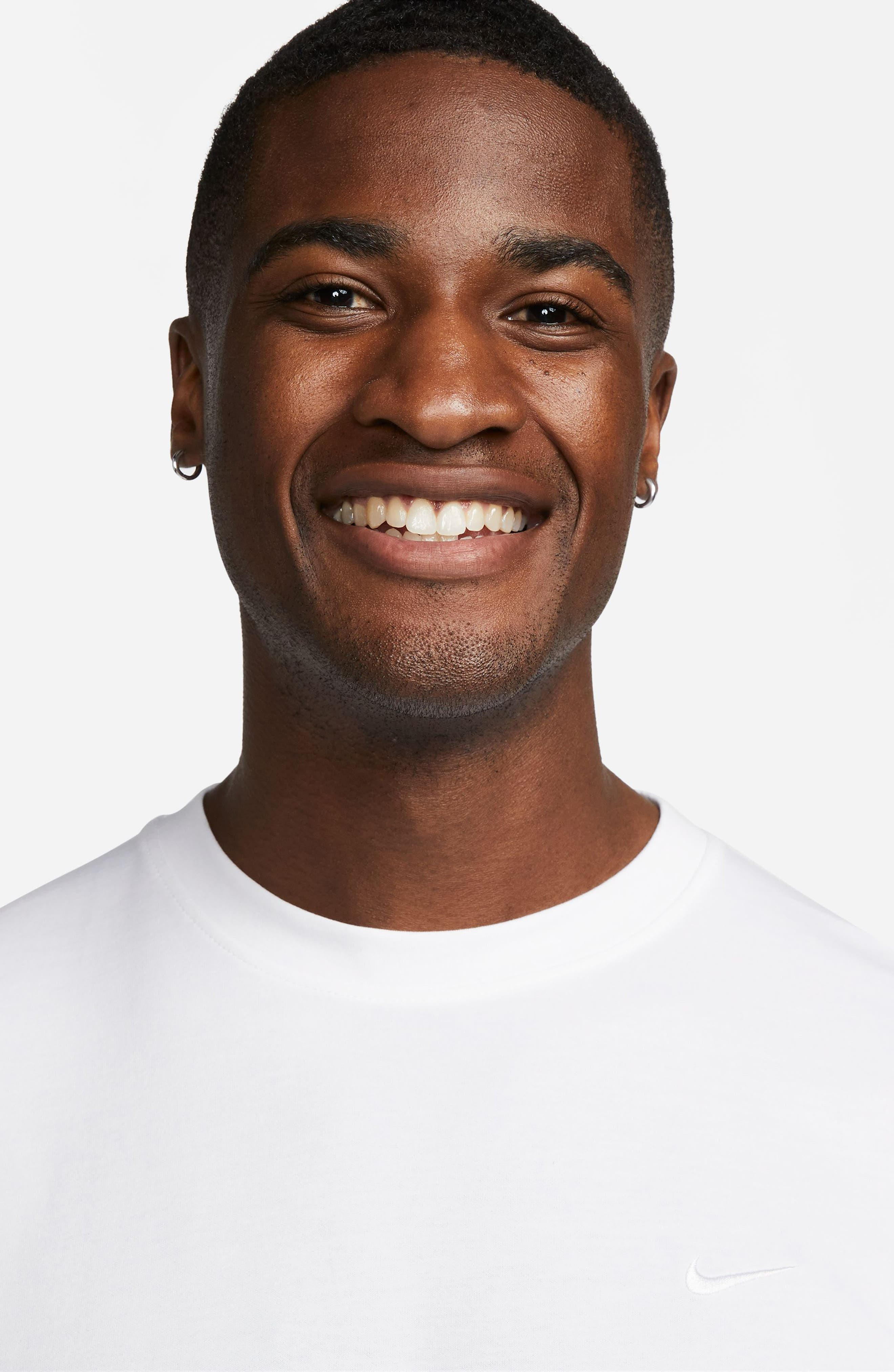 Nike Primary Training Dri-FIT Short Sleeve T-Shirt in White/White at Nordstrom - 4