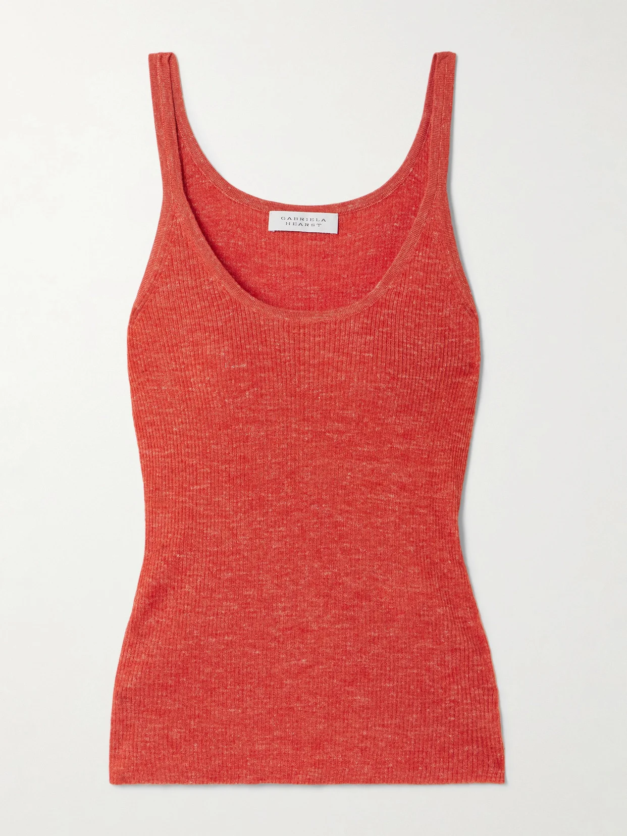 Cinxia Ribbed Cashmere, Silk And Hemp-blend Tank - 1