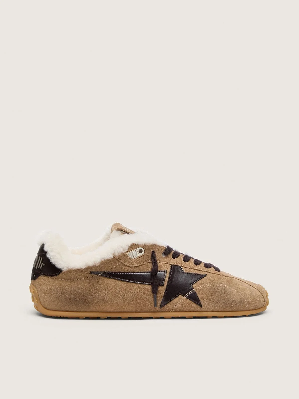 Women’s Marathon Speed in tobacco suede with black star - 1
