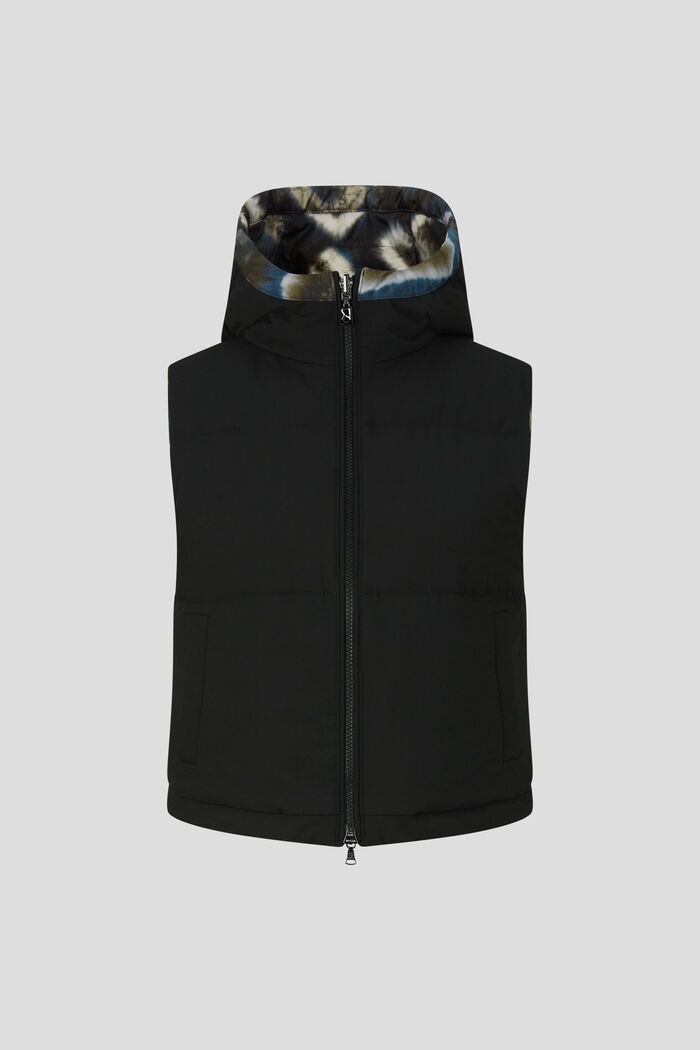 Sinja Reversible down waistcoat in Brown/Blue - 7