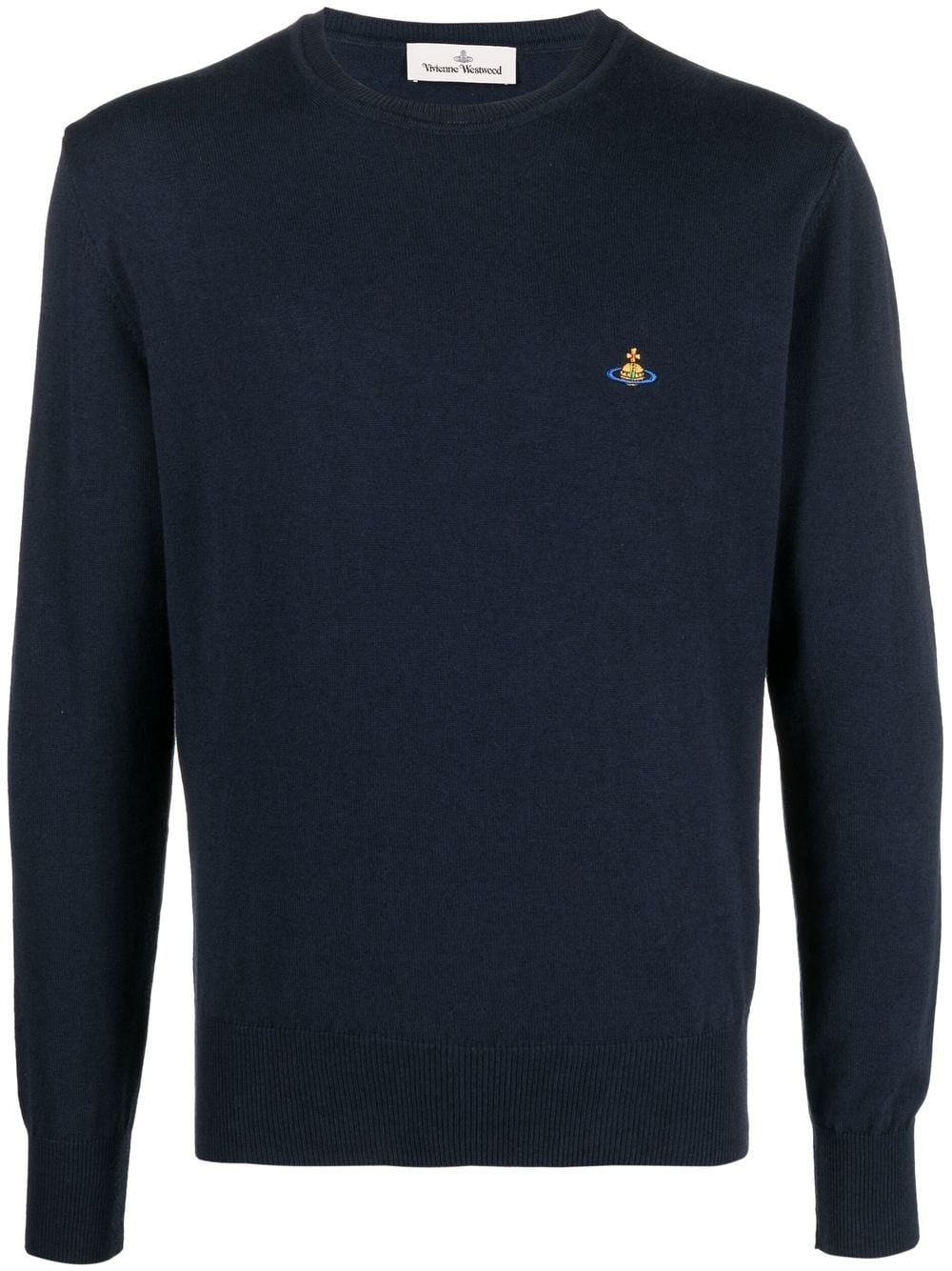 logo crew-neck jumper - 1