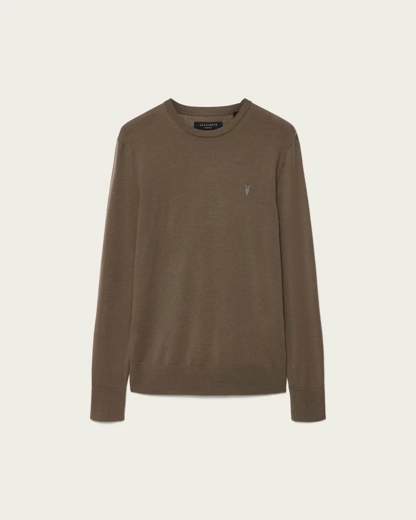 MODE MERINO CREW NECK RAMSKULL SWEATER - 1