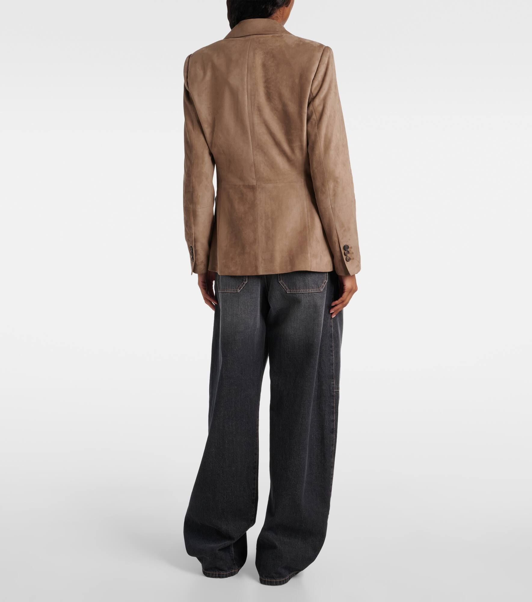 Suede blazer - 3