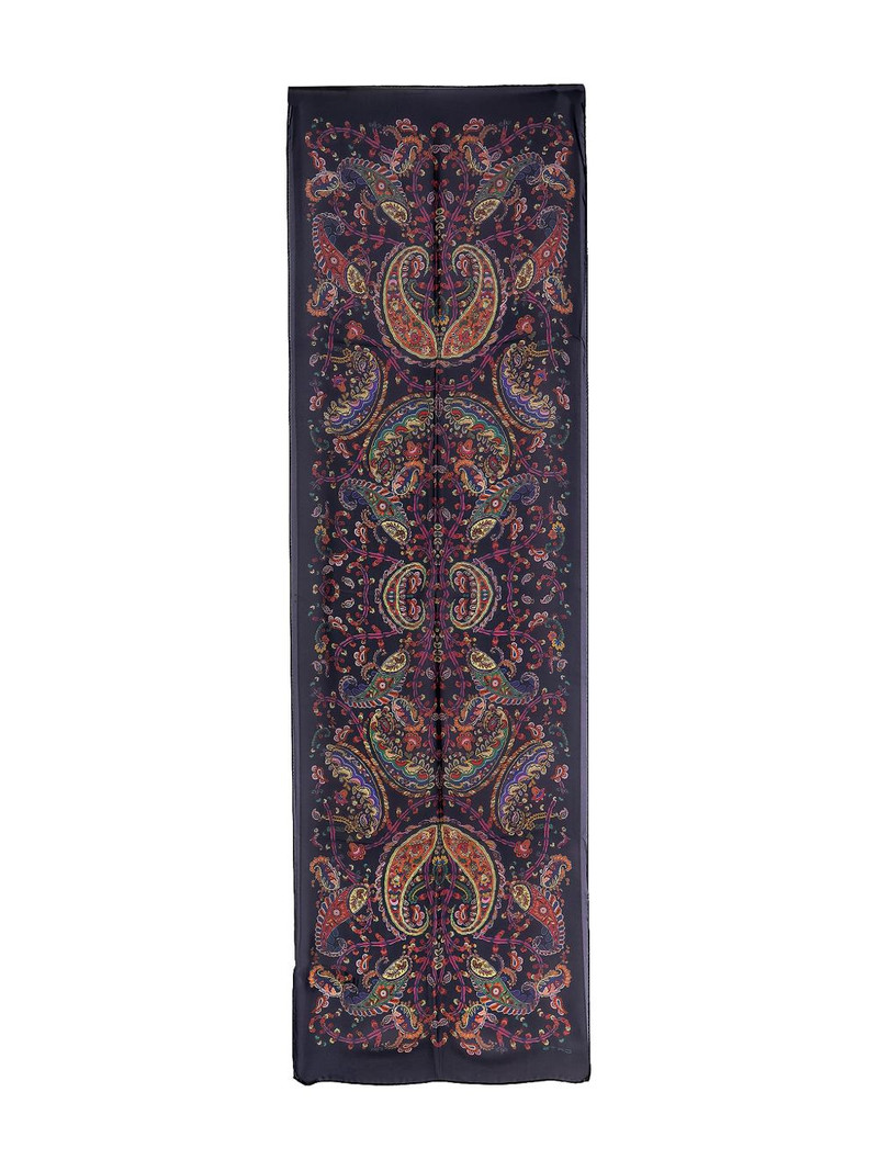 paisley-print scarf 1
