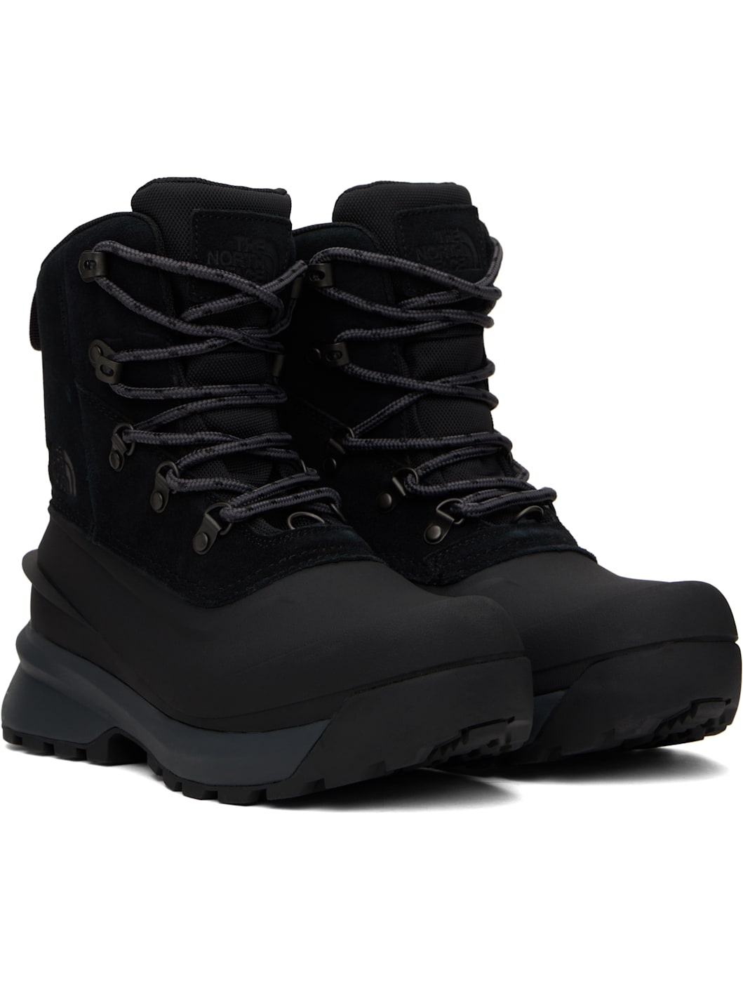 Black Chilkat V Lace Waterproof Boots - 4
