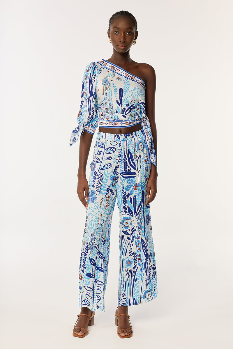 Poupette St Barth Blouse Cecile - Blue Plum Bird Small outlook