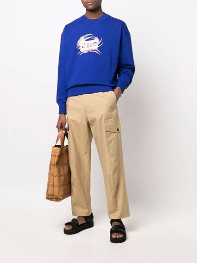 MSGM straight-leg cargo trousers outlook