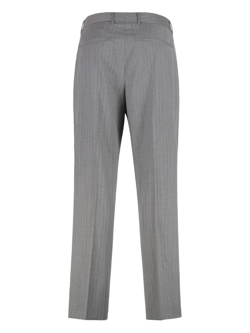 BOSS pinstripe tailored trousers outlook