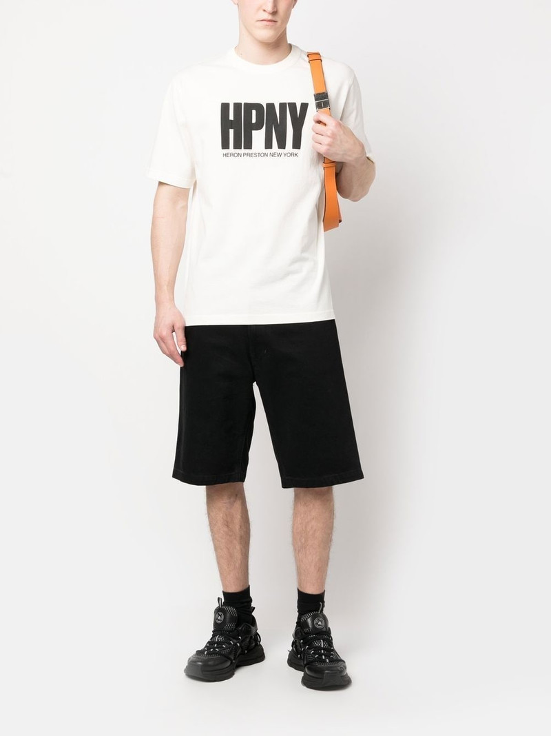 Heron Preston logo-print cotton T-shirt outlook