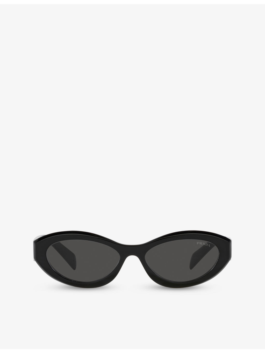 PR 26ZS irregular-frame branded-arm acetate sunglasses - 1