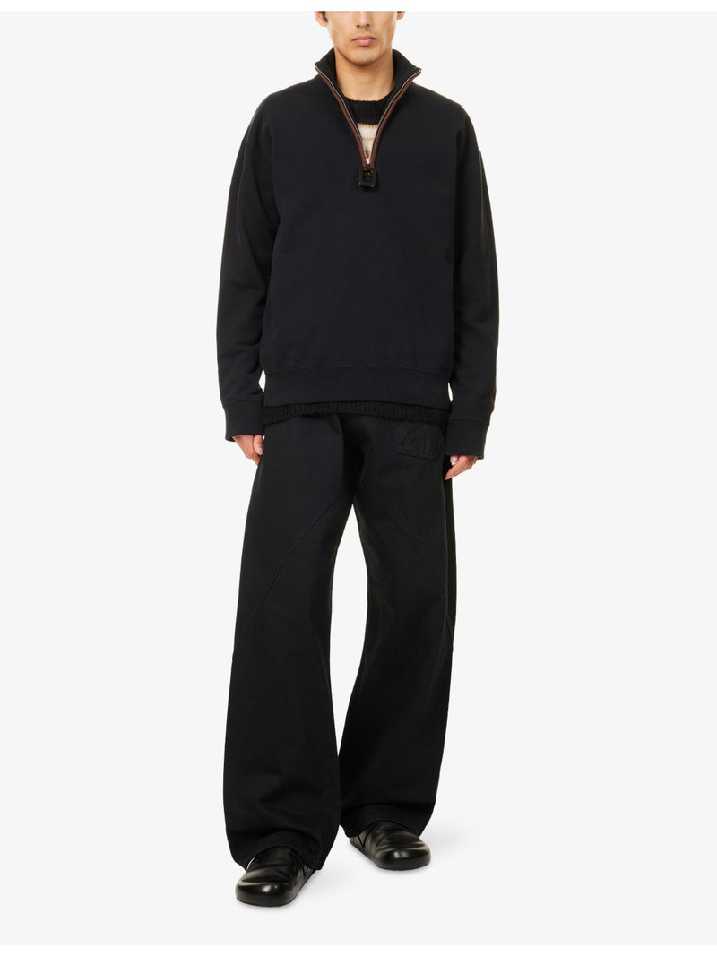 JW Anderson Twisted Workwear Wide-Leg Denim Jeans outlook