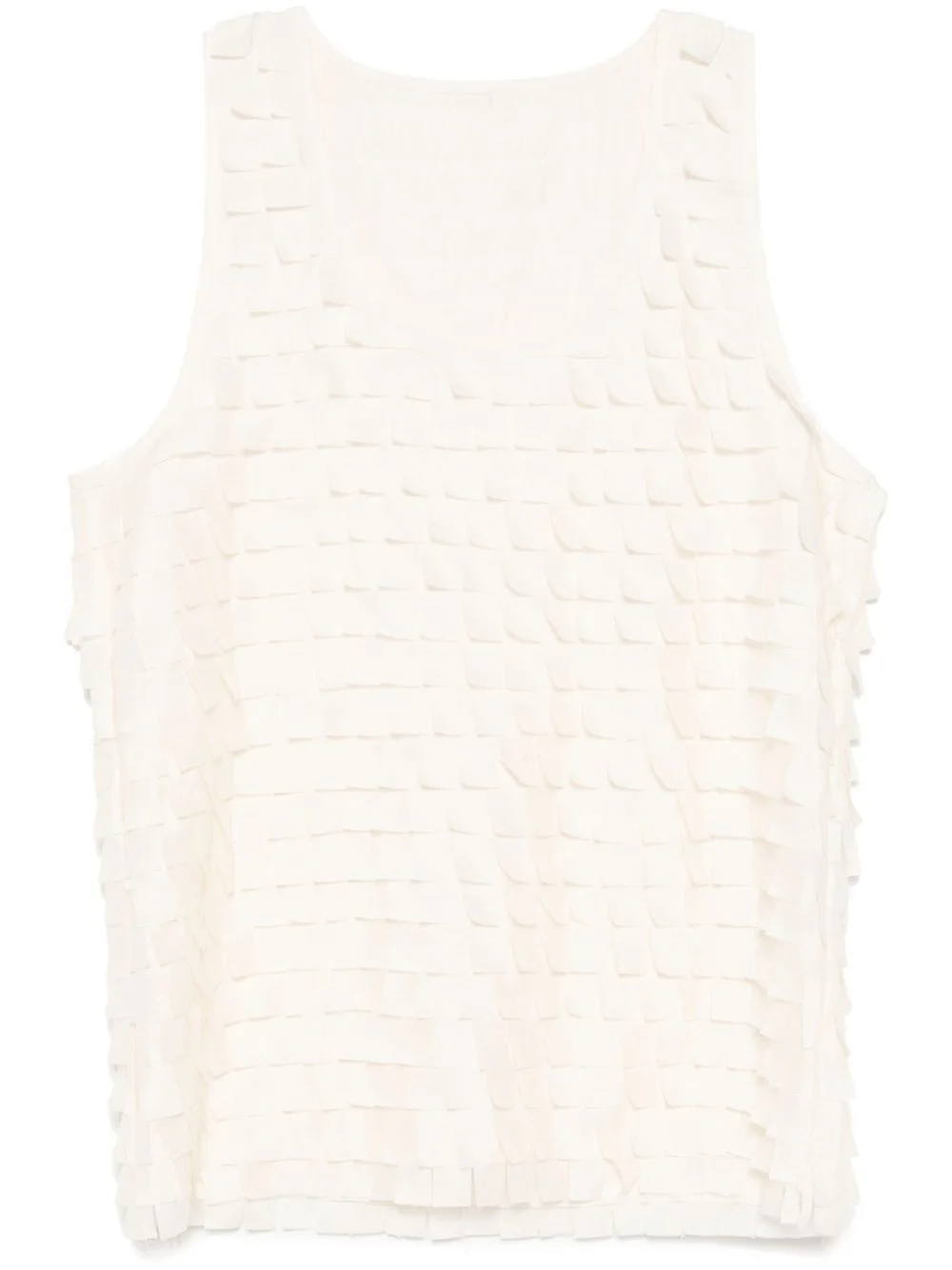 textured tank top - 1