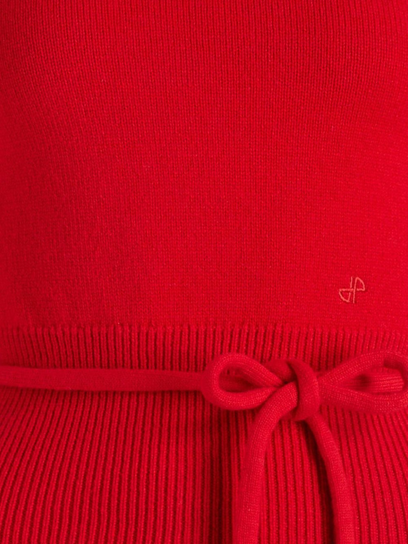 PATOU double collar belted sweater outlook