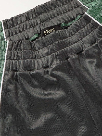 FENDI Panelled Mesh and Jersey Shorts outlook