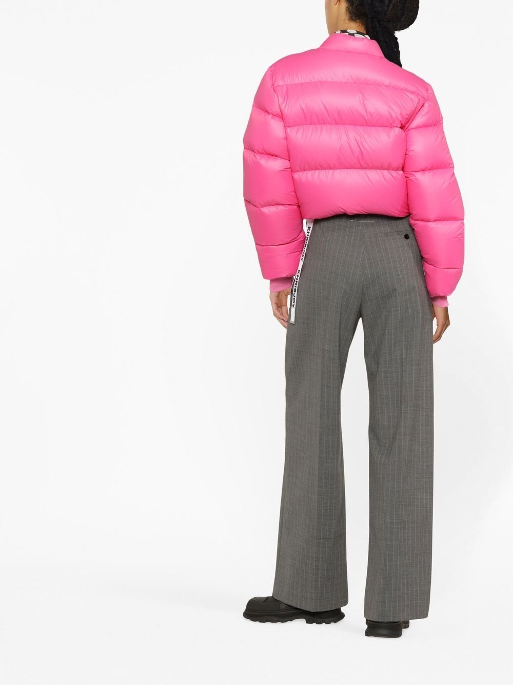 cropped puffer jacket - 4