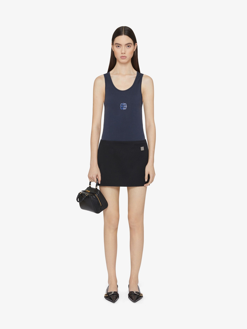 Givenchy SLIM FIT 4G LIQUID TANK TOP IN COTTON outlook
