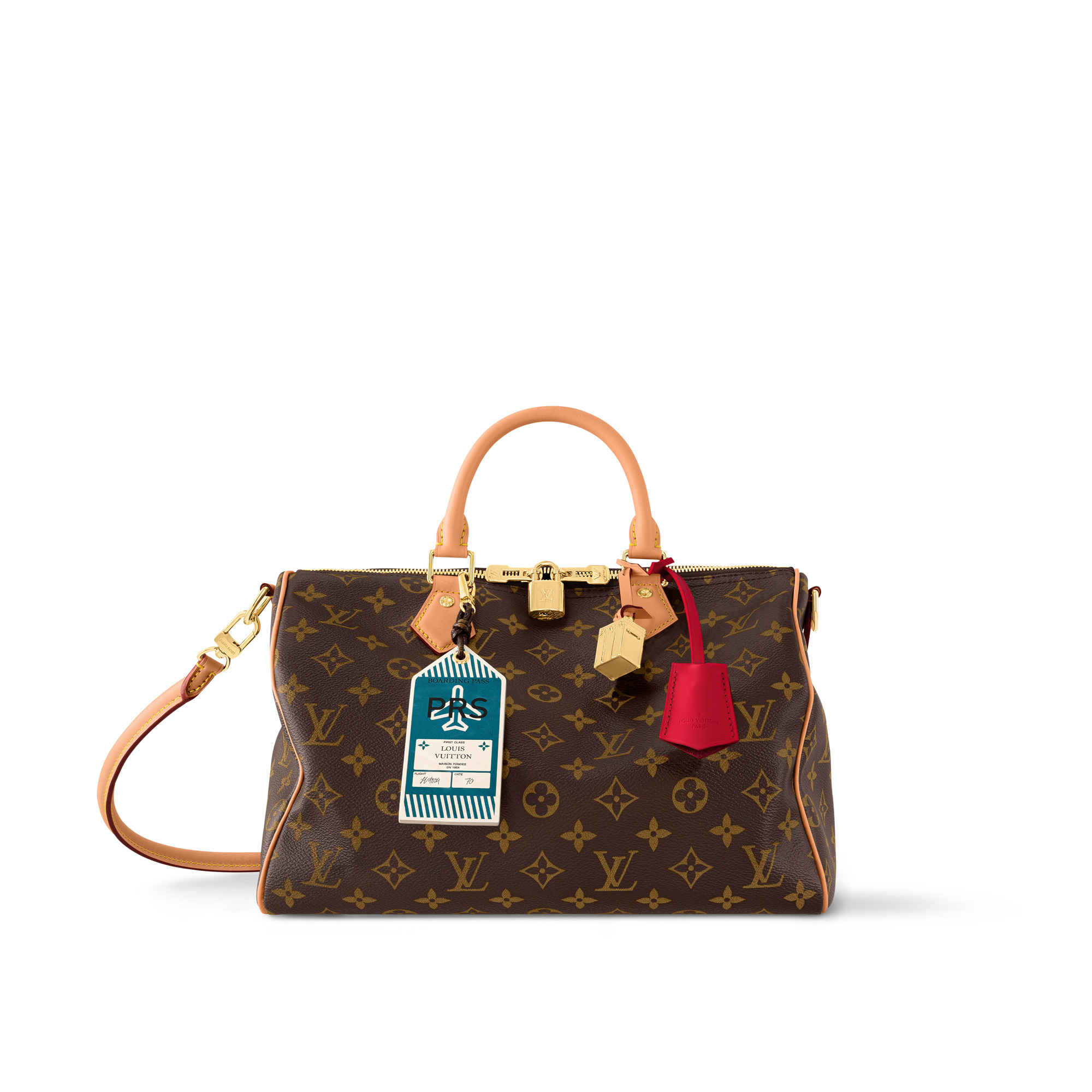 【遊び心と上品さ☆】LV Speedy Soft 30 Lucky ハンドバッグ Louis Vuitton Speedy Soft 30 Crafty | REVERSIBLE