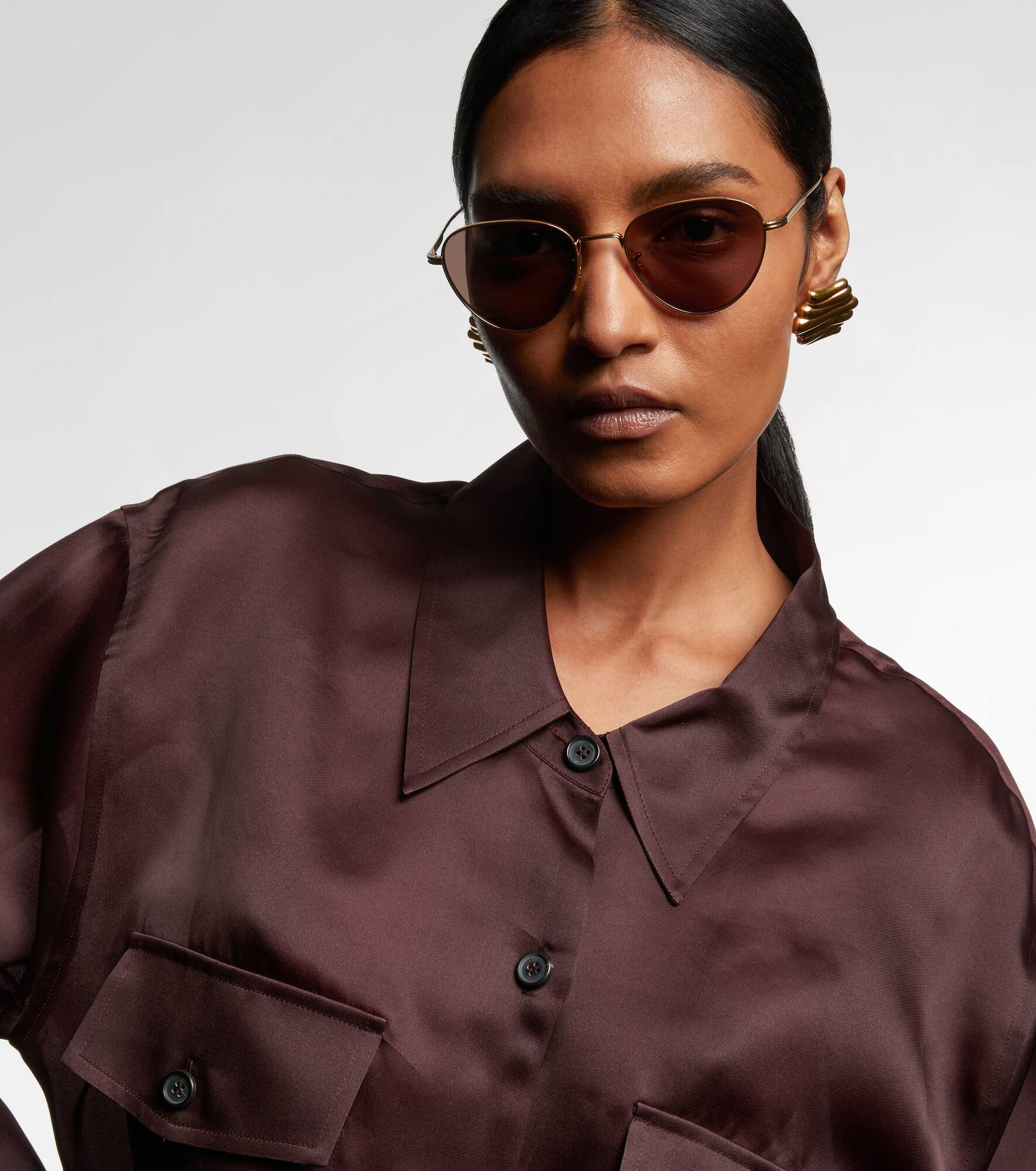 x Oliver Peoples Aviator sunglasses - 3