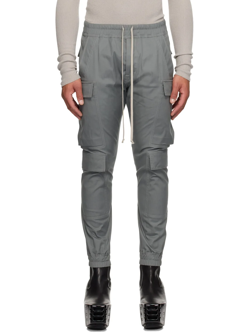 Gray Concordians Mastodon Megacargo Cargo Pants - 1