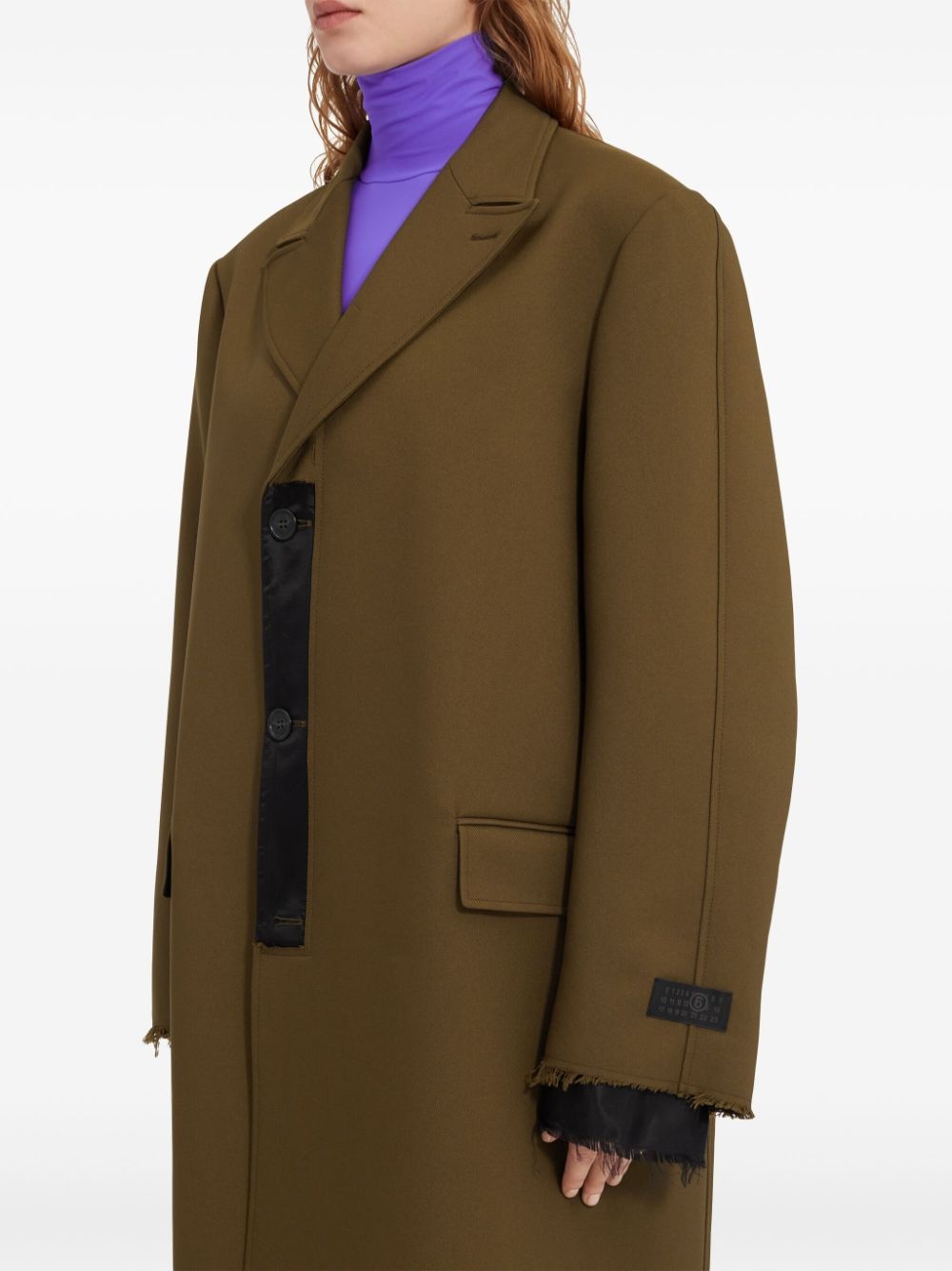 Numeric Signature single-breasted coat - 5