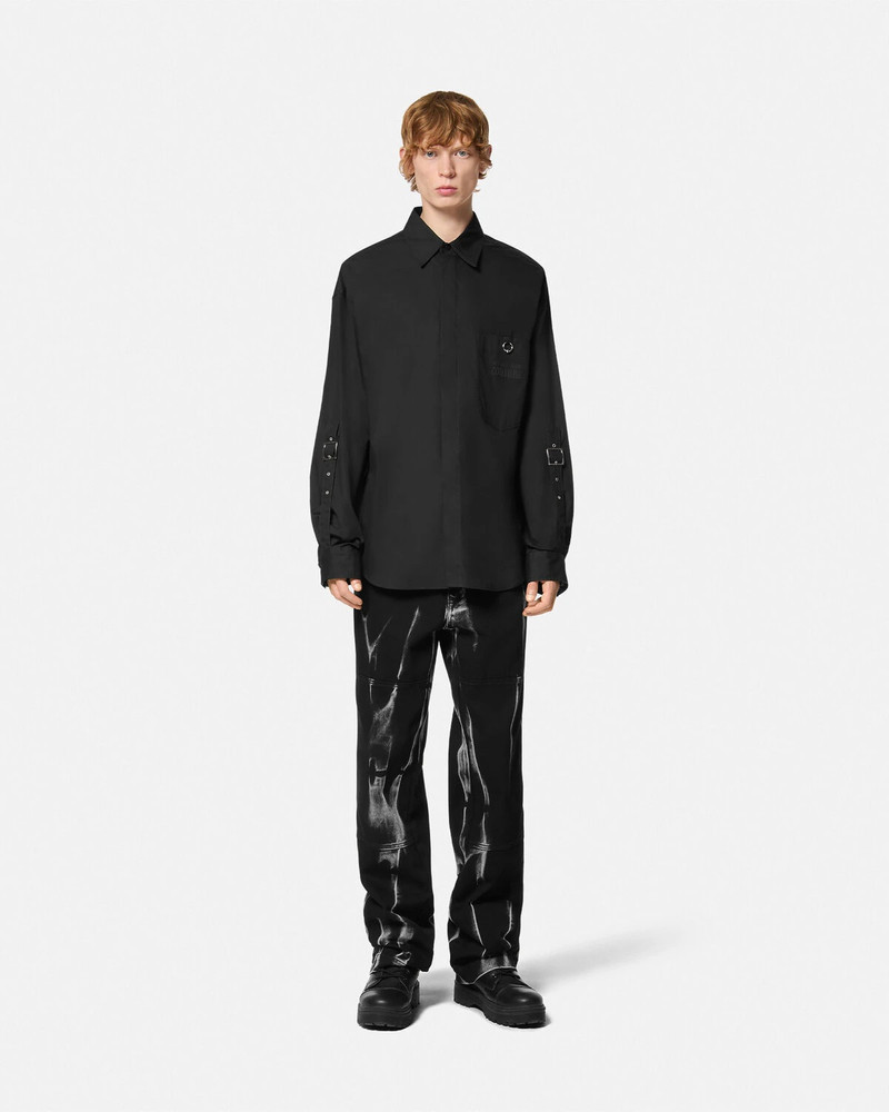 VERSACE JEANS COUTURE Piercing Loose-Fit Shirt outlook