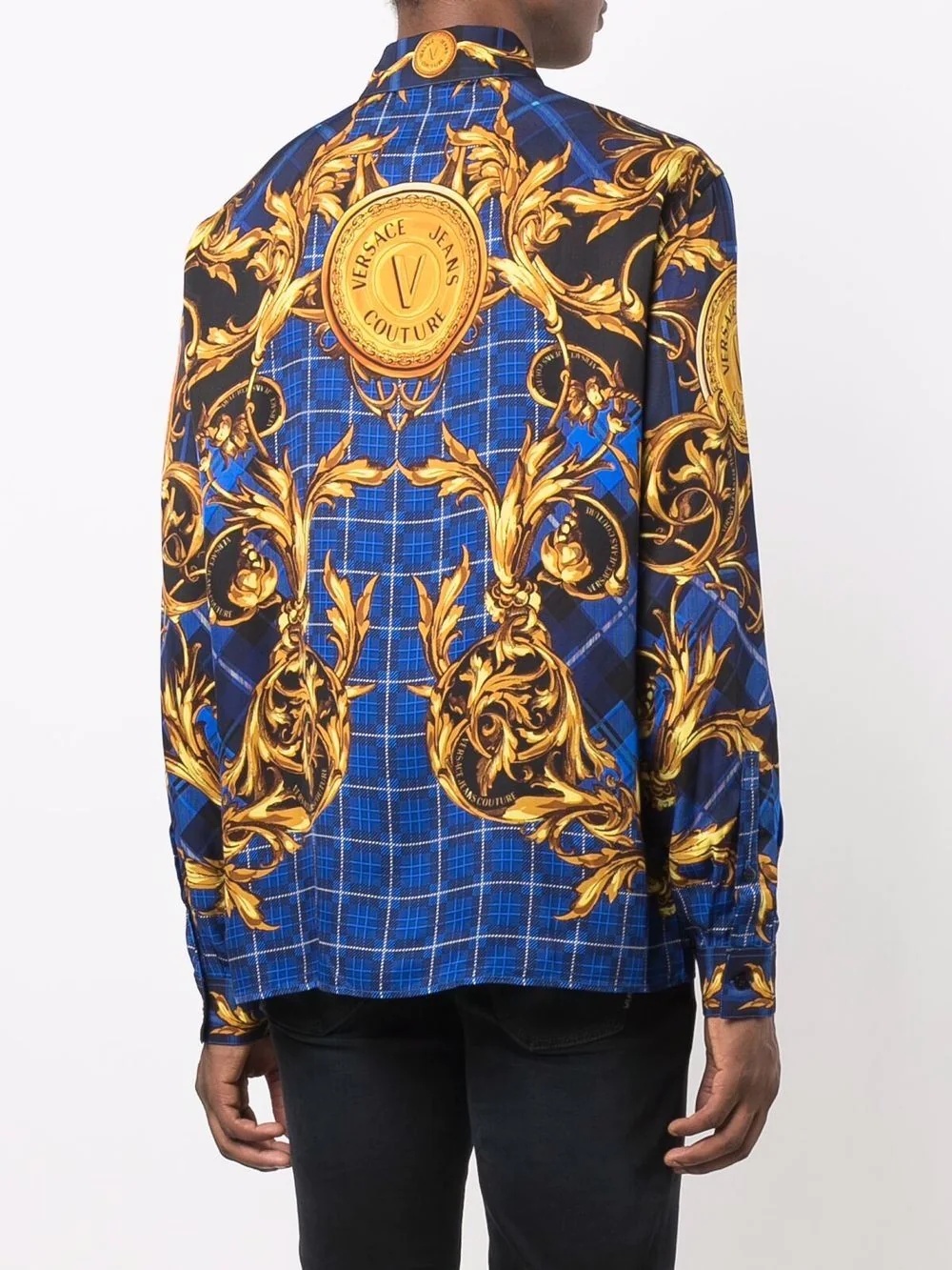 baroque-print shirt - 4