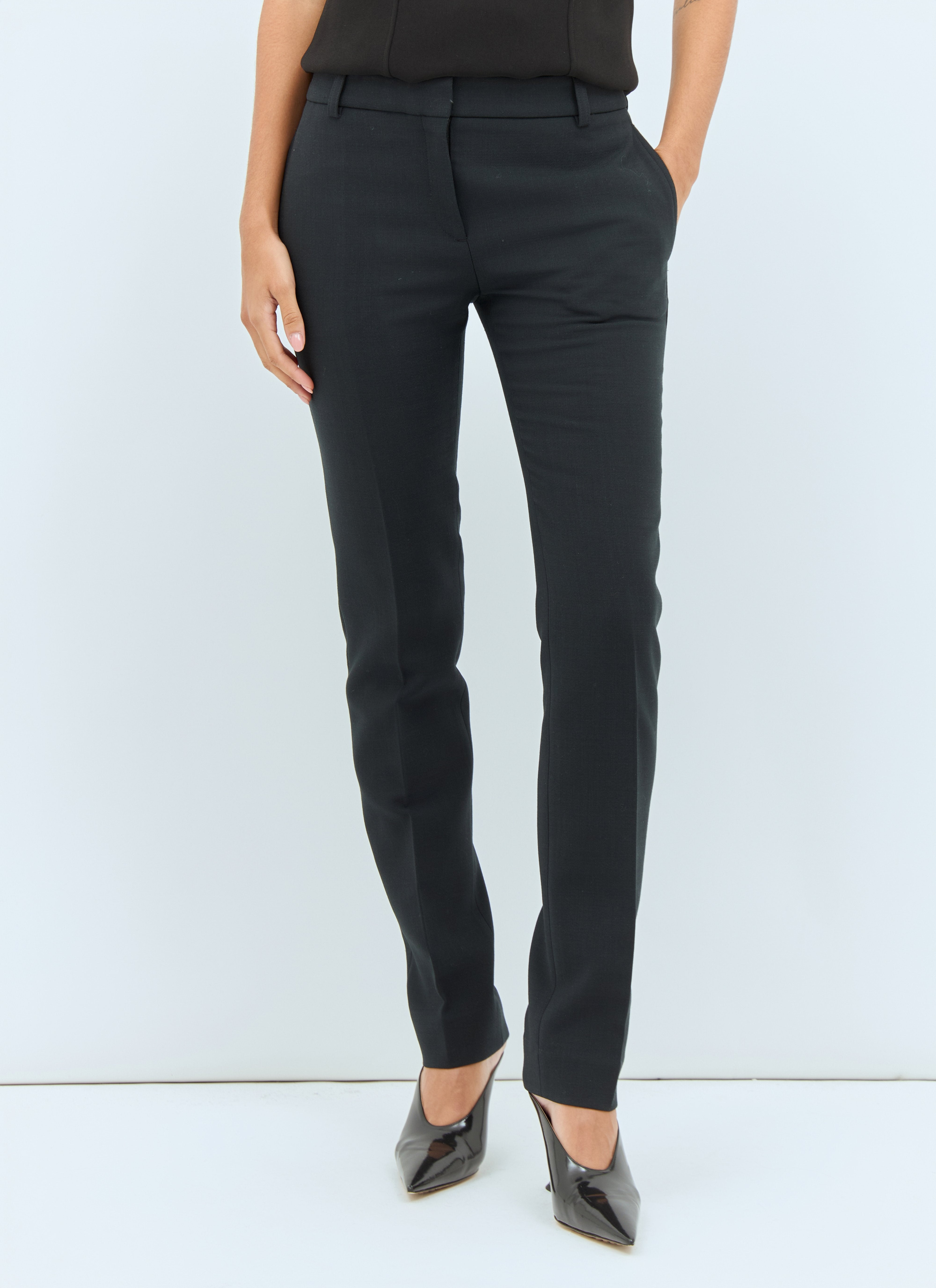 Toteme Women Low-Waist Slim Pants - 1