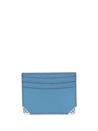 Salvatore Ferragamo Gancini textured leather cardholder outlook