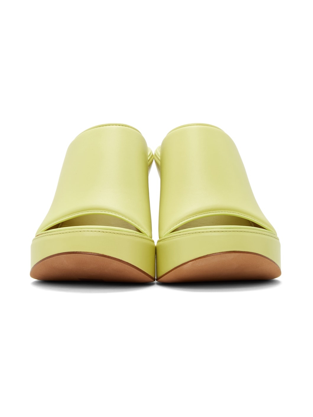 Green Wedge Heeled Sandals - 2