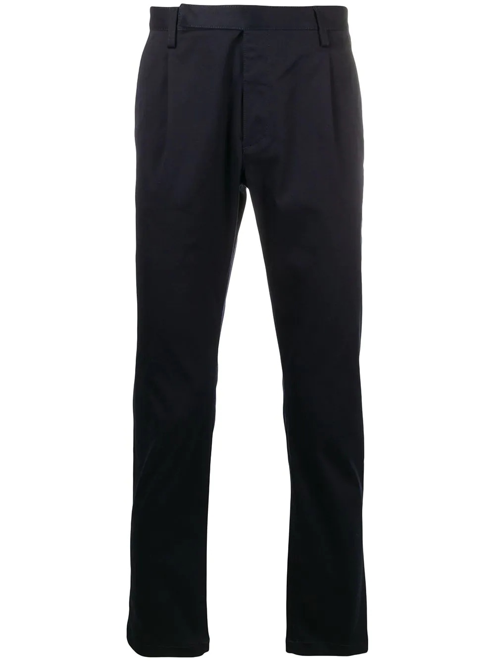 concealed straight-leg trousers - 1