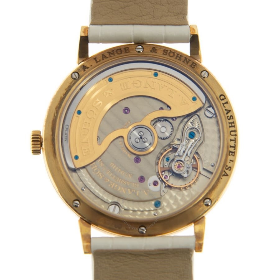 A. Lange and Sohne Saxonia 18K Yellow Gold Diamond Automatic Ladies Watch 840.021 - 4
