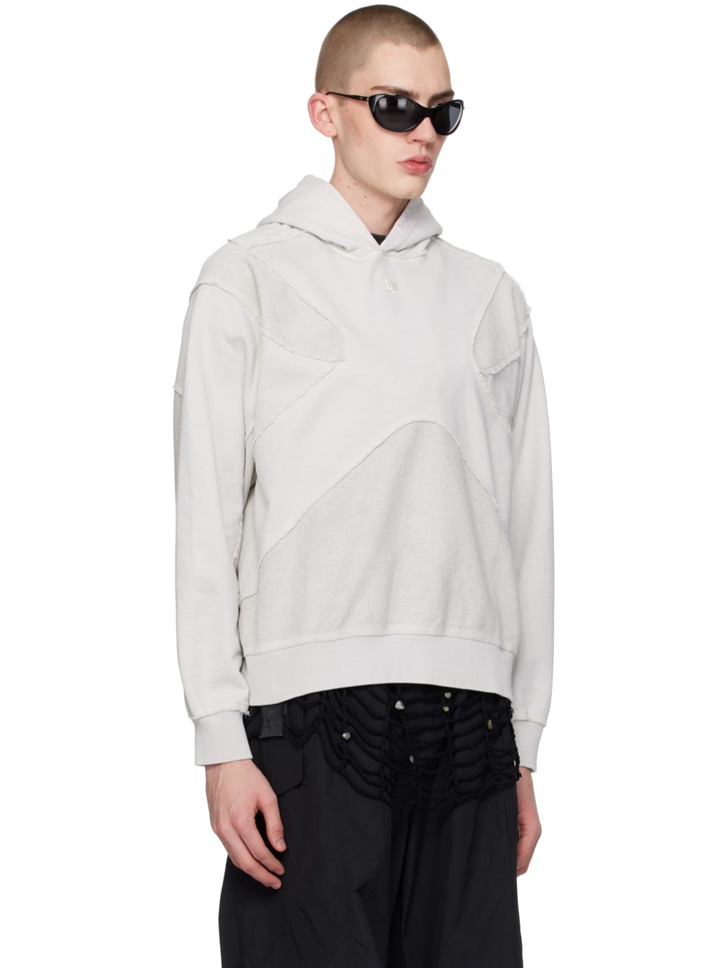 Gray X Hoodie - 2