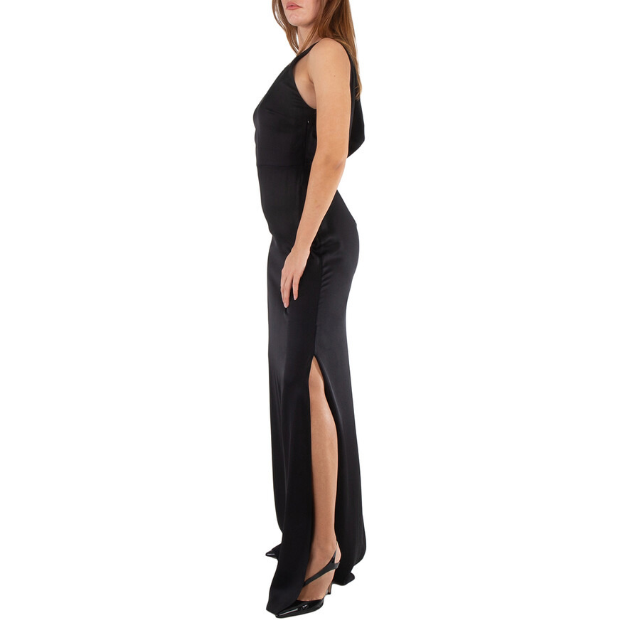 Burberry Jeanie Open-Back Sleeveless Silk Dress - 4