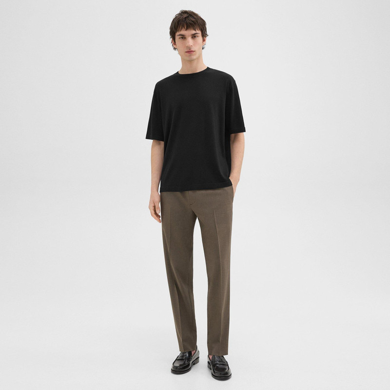 Theory Relaxed Tee in Regal Wool outlook