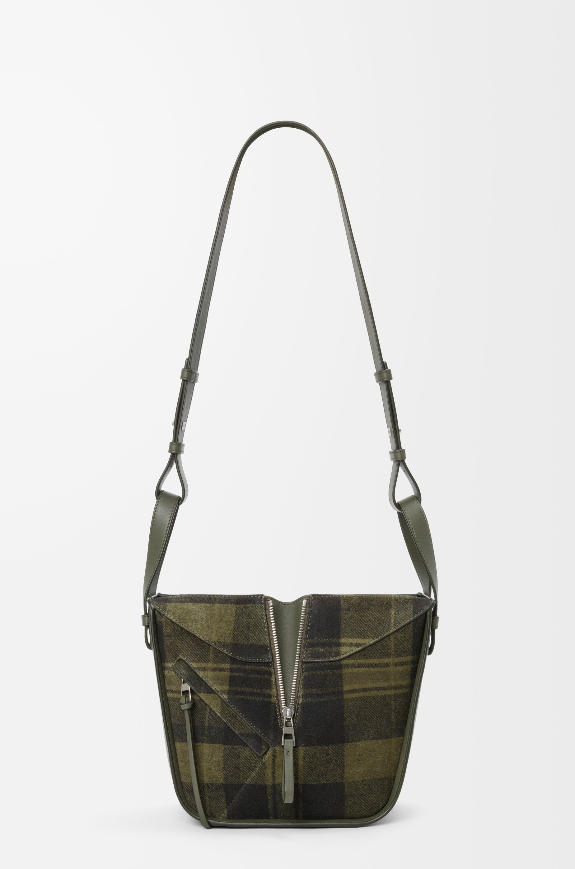 Compact Hammock bag in suede and classic calfskin - 5
