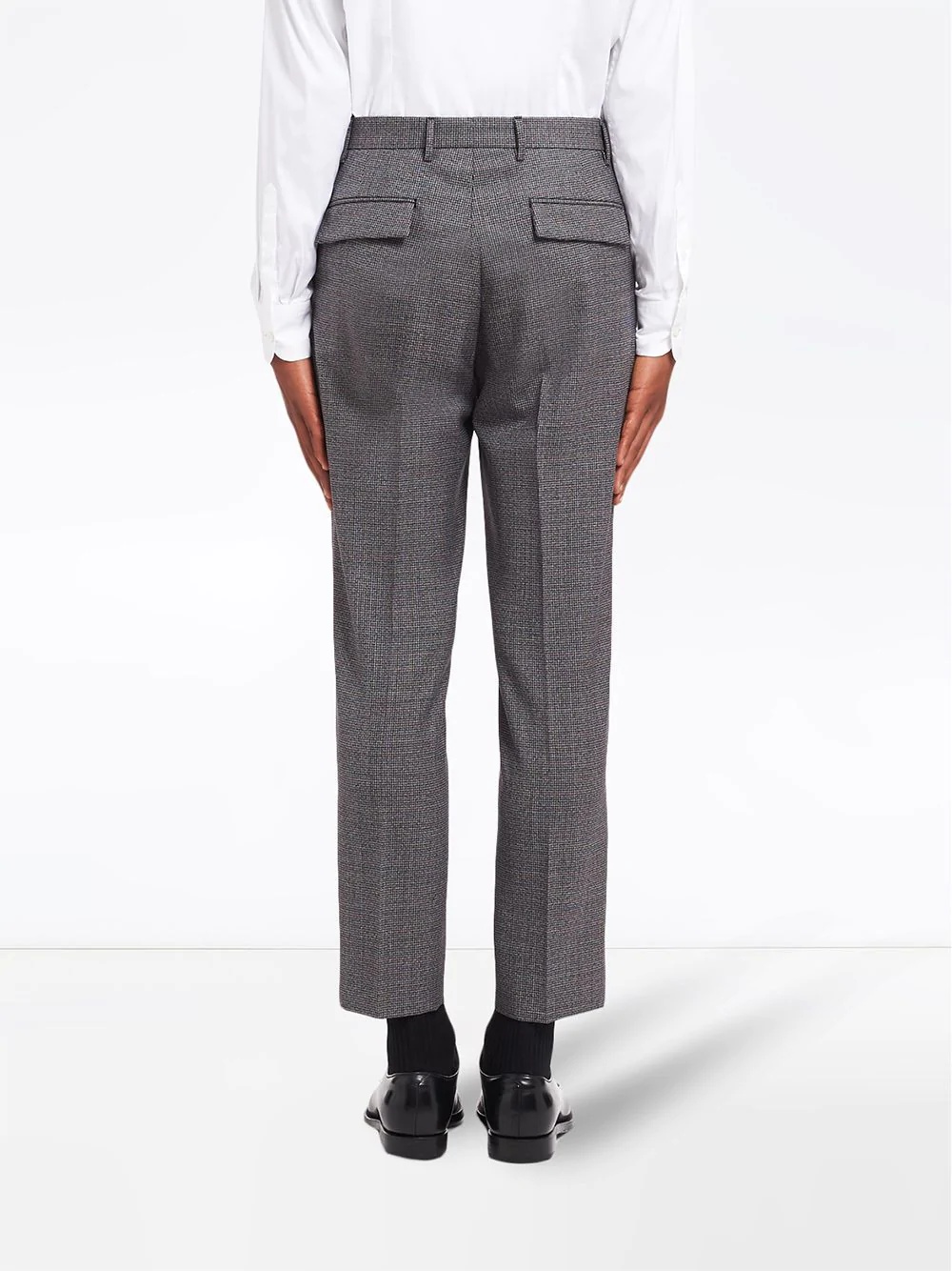 tailored wool trousers - 4