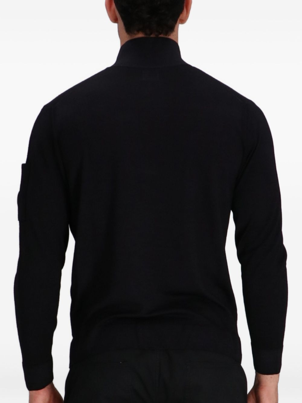 half-zip wool sweater - 2