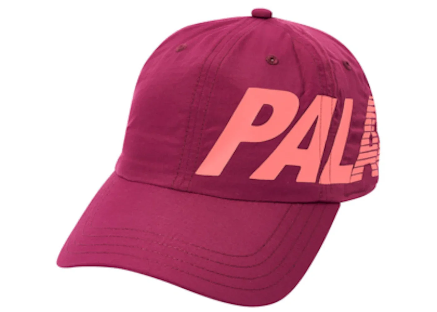 Palace Side-Slide 6-Panel Burgundy - 1