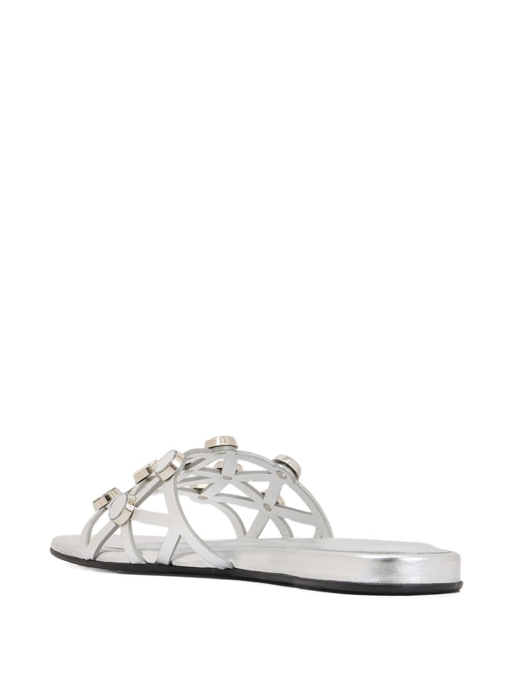 Grid studd-embellished sandals - 2
