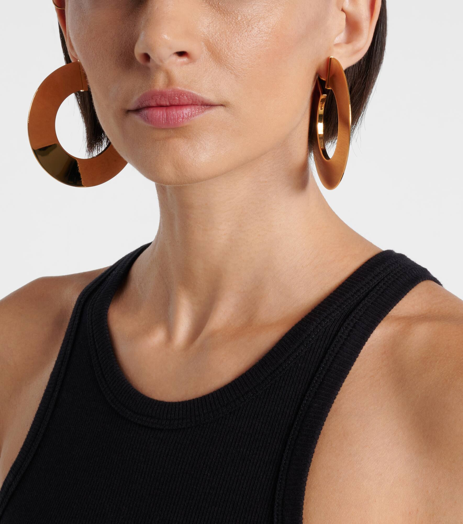 Medium hoop earrings - 6