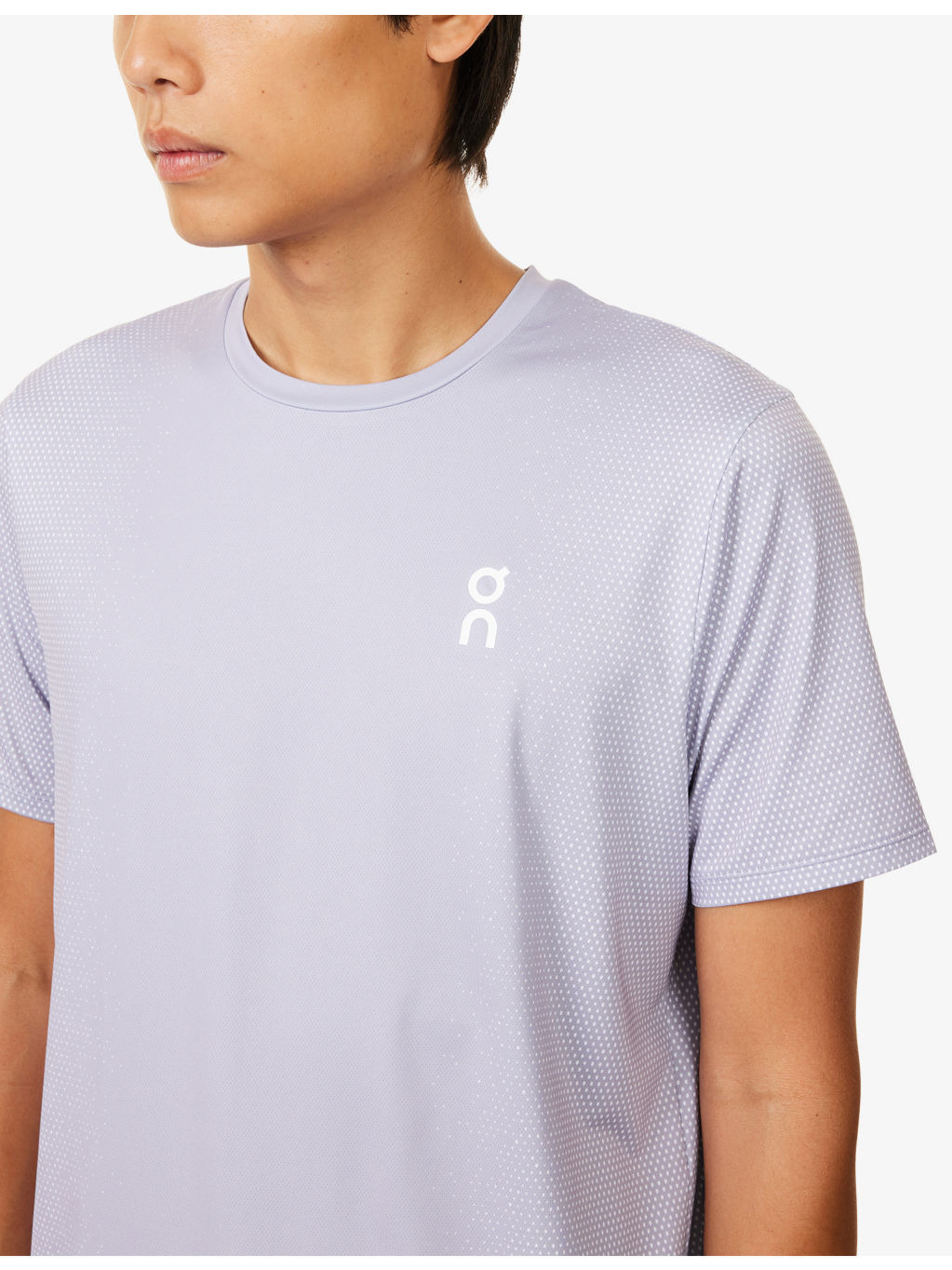 Court Brand-Print Stretch-Woven T-Shirt - 5