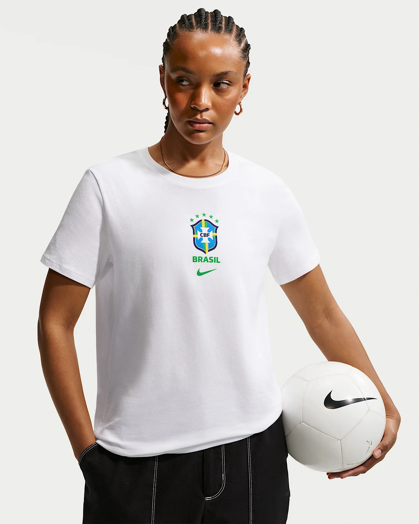 Brazil Women's Nike Soccer T-Shirt - 1
