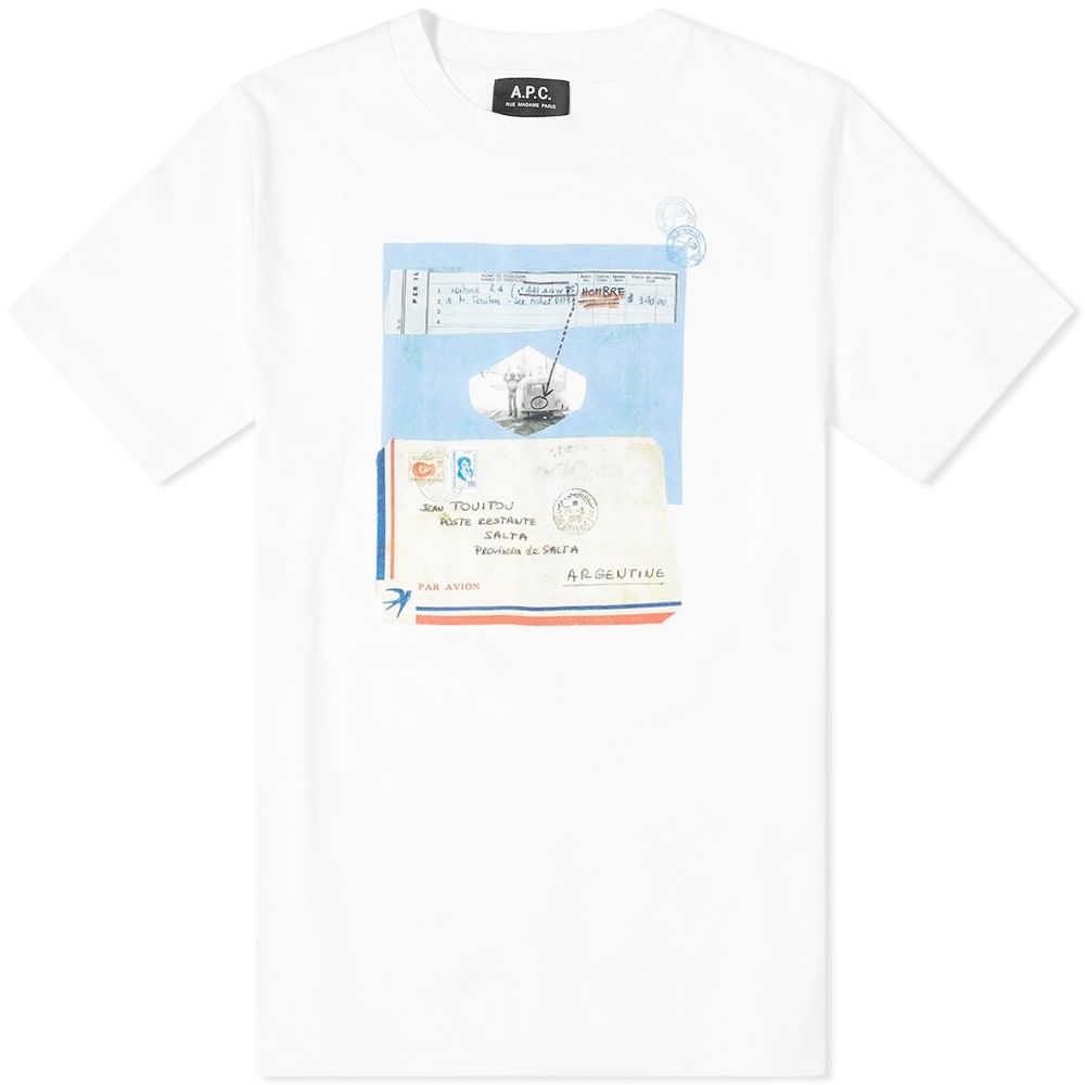 A.P.C. Letter Tee - 1