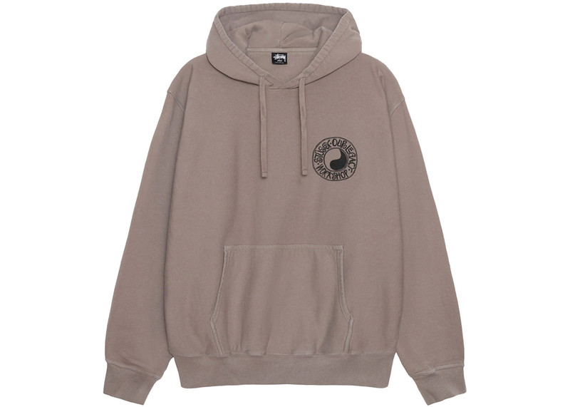 Stüssy Stussy x Our Legacy Work Shop Buana Pigment Dyed Hoodie Taupe outlook