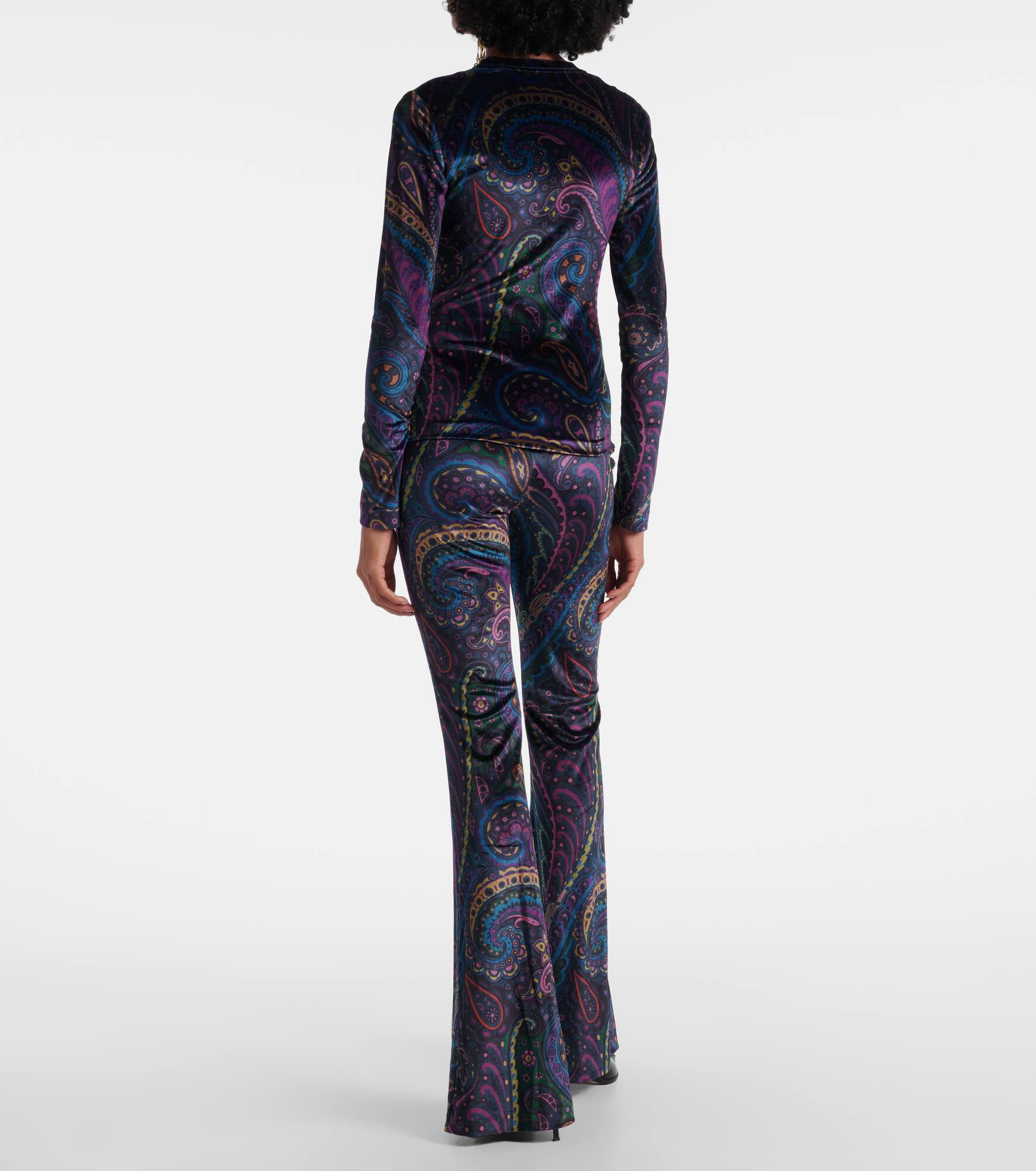 Paisley jersey top - 3
