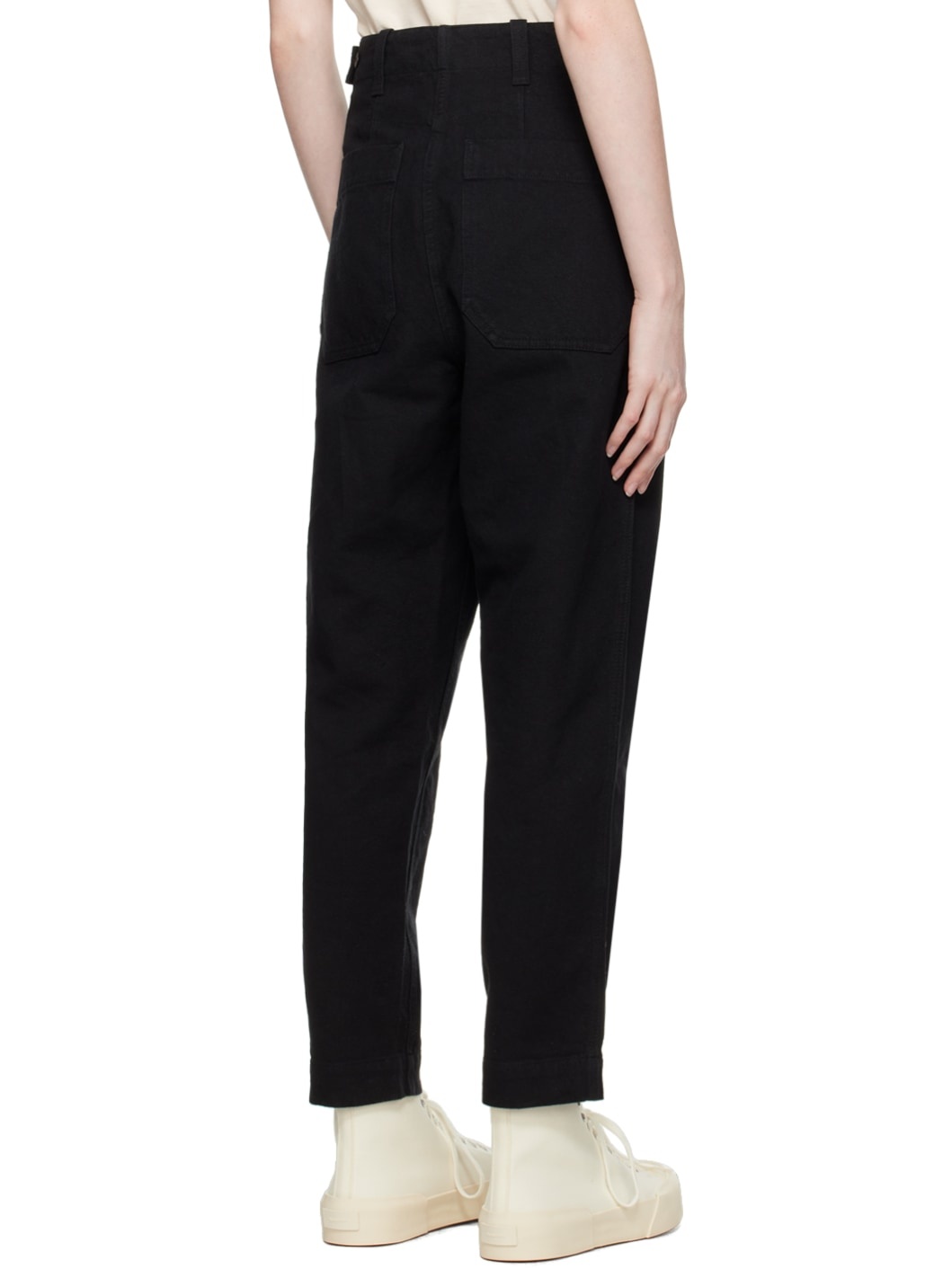 Black Tapered Trousers - 3