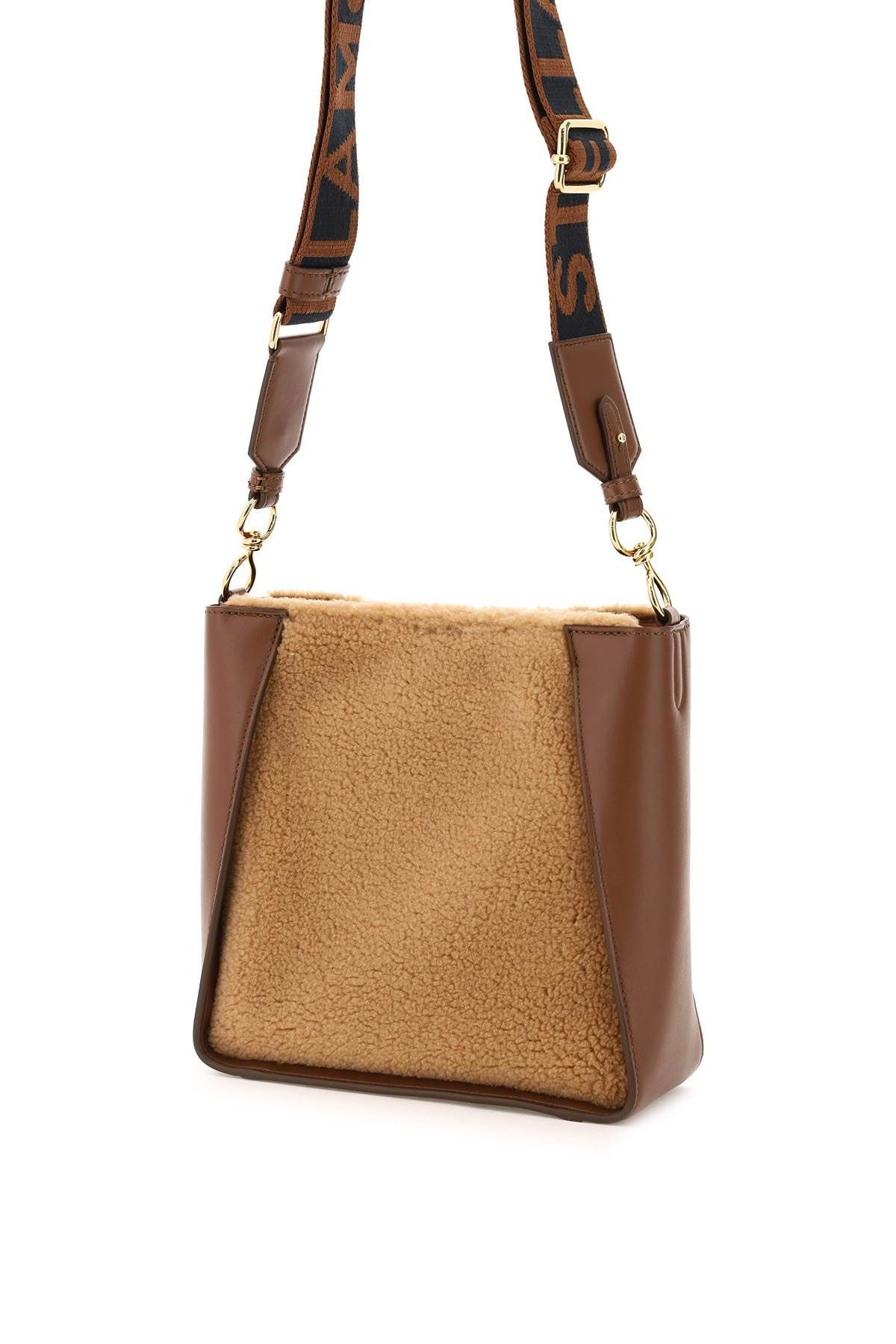 FAUX SHEARLING CROSSBODY BAG - 2