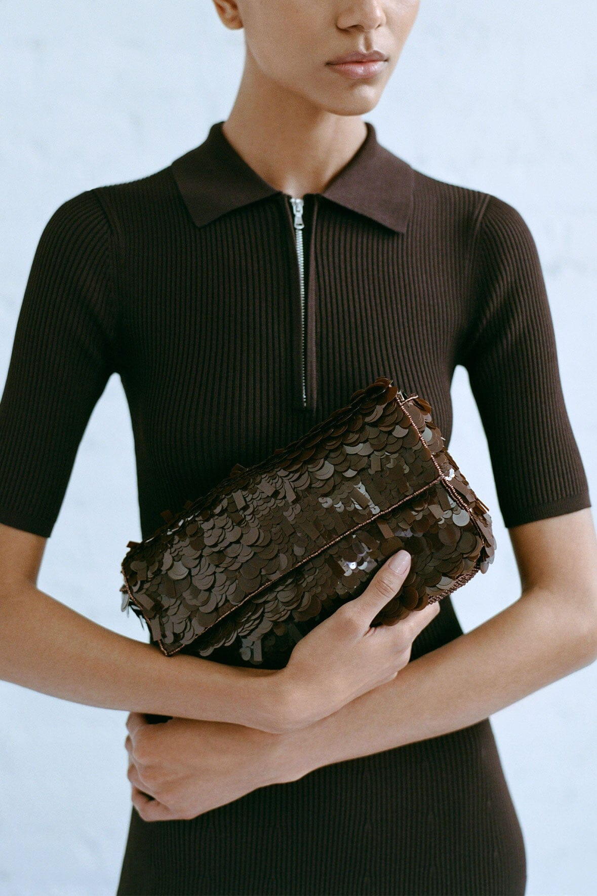 STAUD TIMMY SHOULDER BAG CACAO - 4