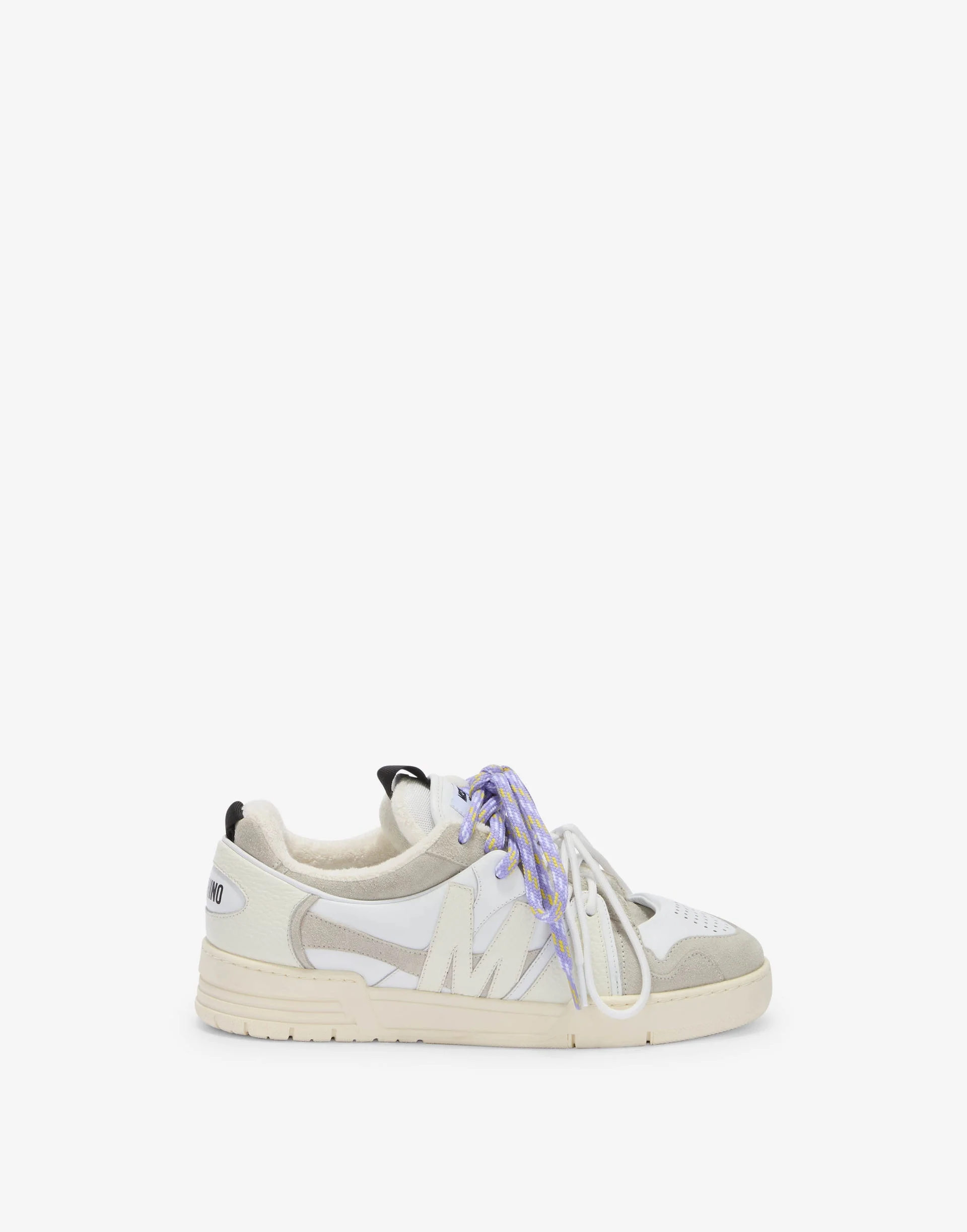 SNEAKERS MADE OF CALFSKIN AND SUEDE - 1