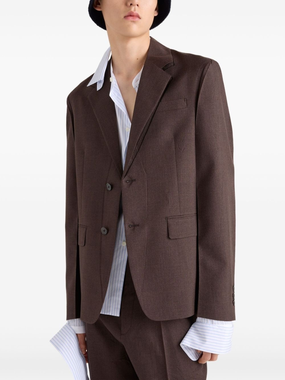 single-breasted blazer - 4